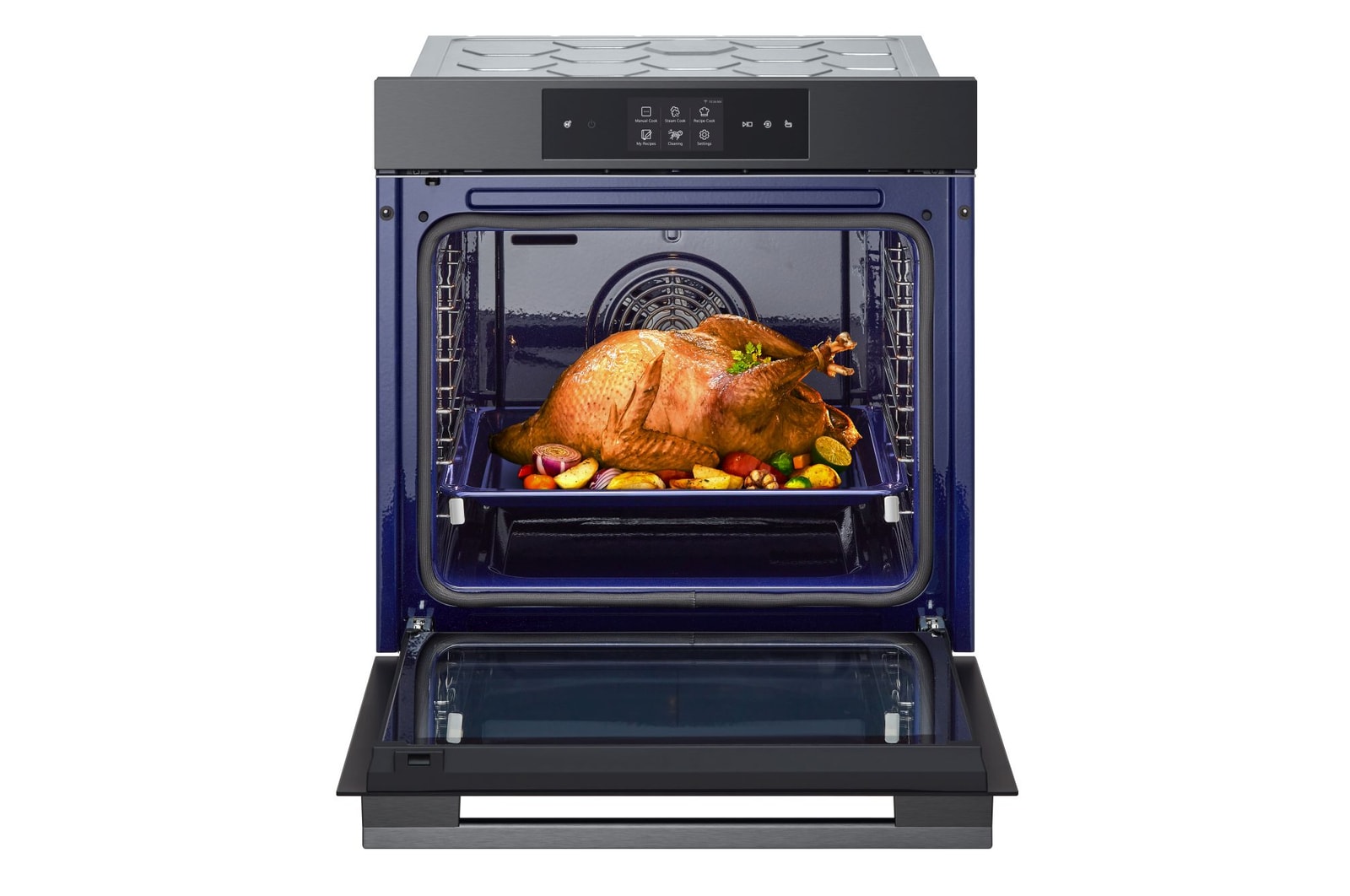 Foto del forno con un pollo all'interno WS9D7651B